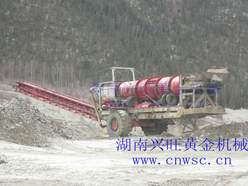 脫泥選金機 國外現場