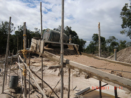 圭亞那-砂金礦區-(1)